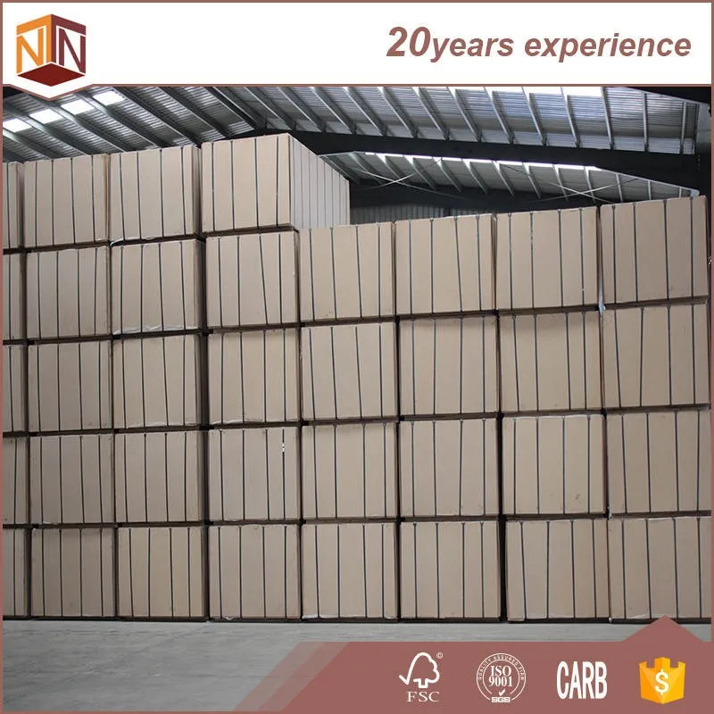 
2016 high quality black core mdf made in China 