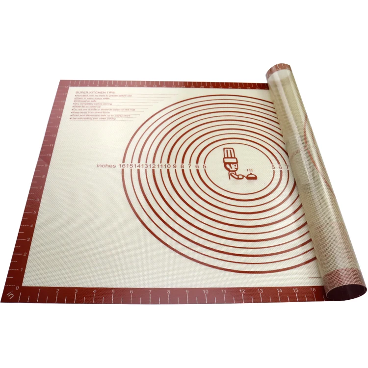 Non-slip Silicone Pastry Mat Extra Large with Measurements 28'By 20' for Silicone Baking Mat, Counter Mat, Dough Rolling Mat