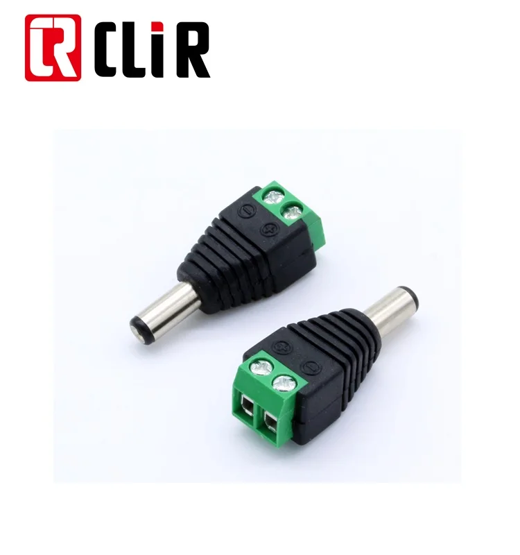 Медный сердечник 5,5*2,1 мм Штекерный разъем питания Pigtail 12 В DC кабель