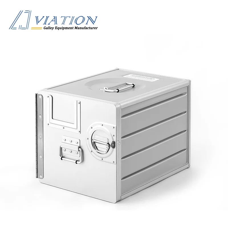 Airplane trolly container food  food containers airline aircraft