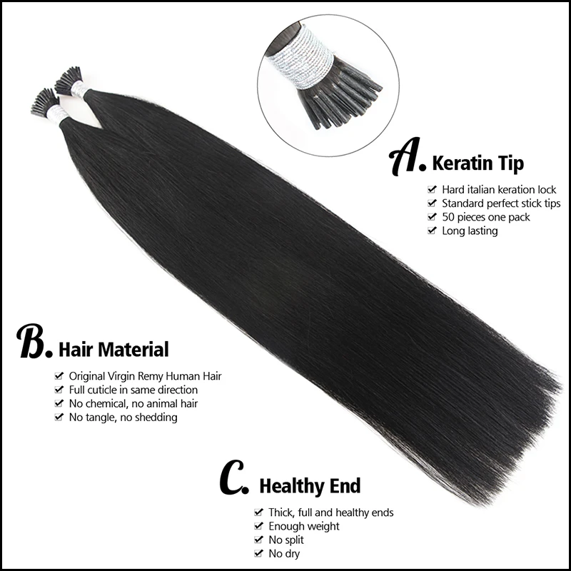 
18-30 Inch blonde wig hair extension Chocolate Brown Color #4 Keratin Tipped 100% Real Remy human hair wigs Bulk1g/pcs Wholesale 