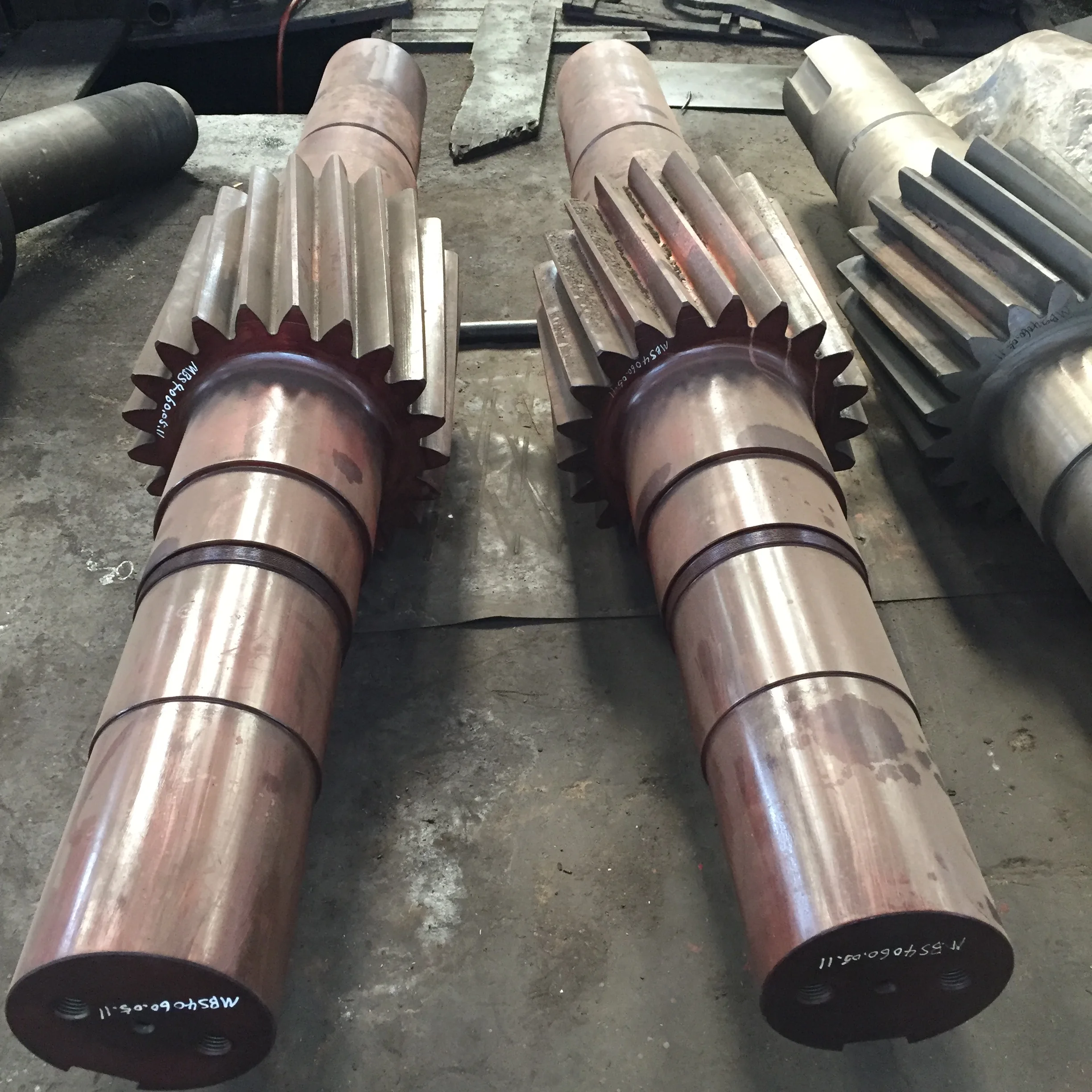 OEM shaft pinion/kiln helical gear pinion/ball mill pinion shaft