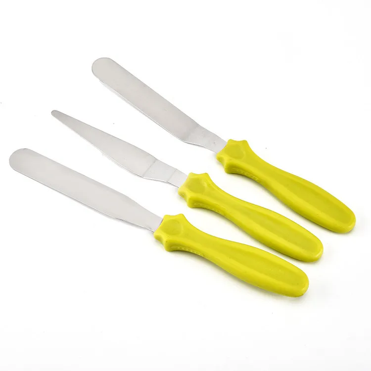 Set of 3 Stainless Steel Variety Icing Spatula