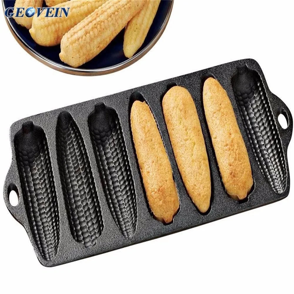 7 holes Egg Poacher Mini Muffin Corn Bread pan