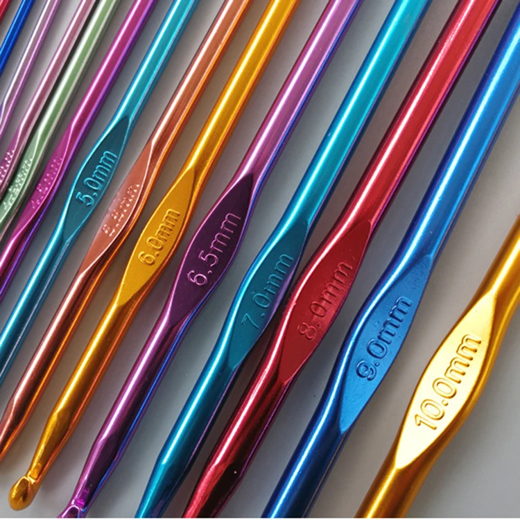 wholesale manufacturers aluminium crochet hooks hook set