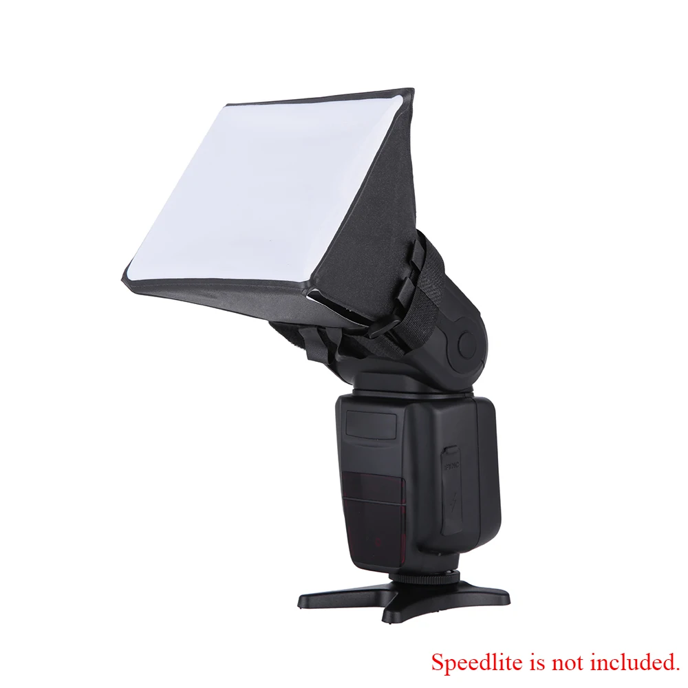 
Mini Photo Diffuser Soft Light Box for Canon Silver Reflector Flash Diffuser Softbox 