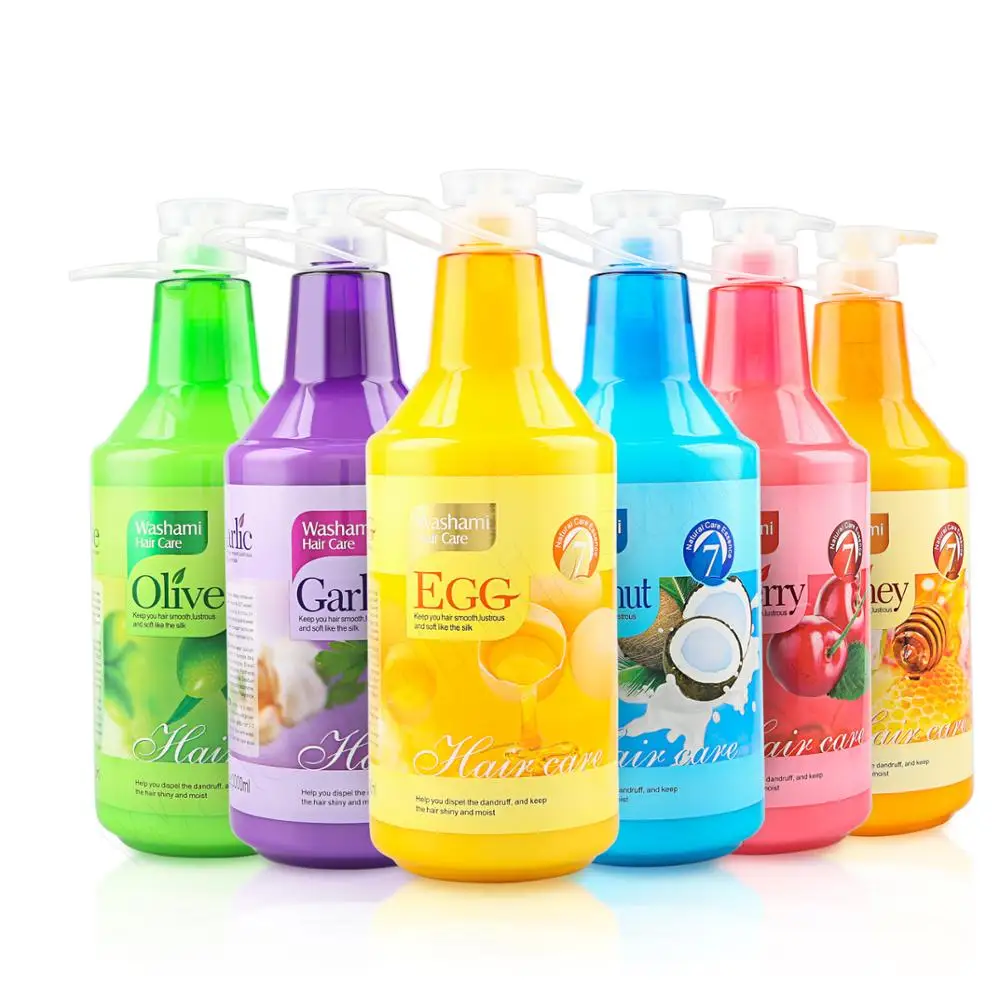 Washami Уход за волосами натуральный уход эссенция шампунь с оливковым яйцом вишня кокос медовый чеснок