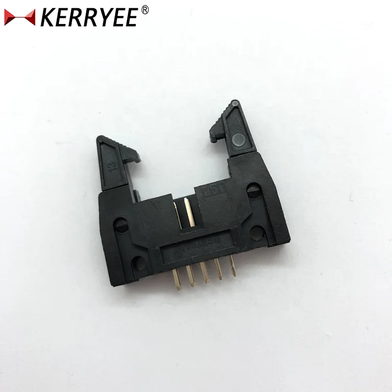 
10P DC3 gold plated pin shrouded 2.54mm haeder connector 