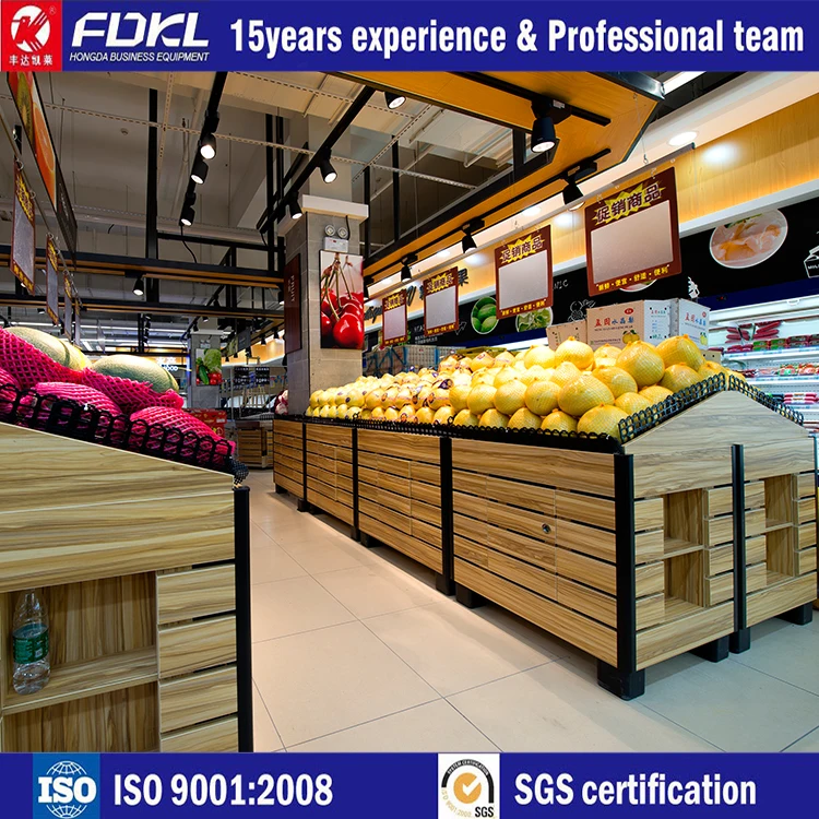 Supermarket fruit stand rack,vegetable and fruit display shelf