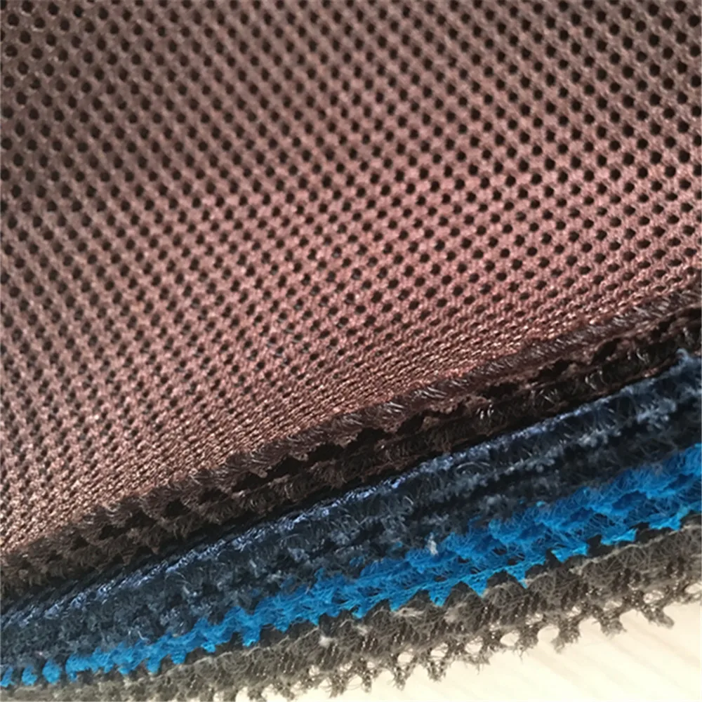 100% Polyester Knitted 3d spacer mesh fabric sandwich fabric