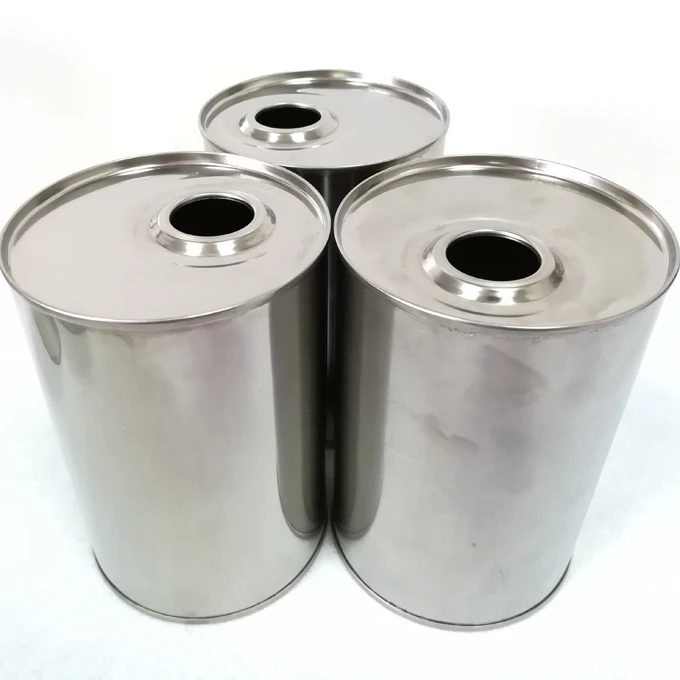 High quality stainless cans and stainless steel barrel and stainless container tin can for olive oil