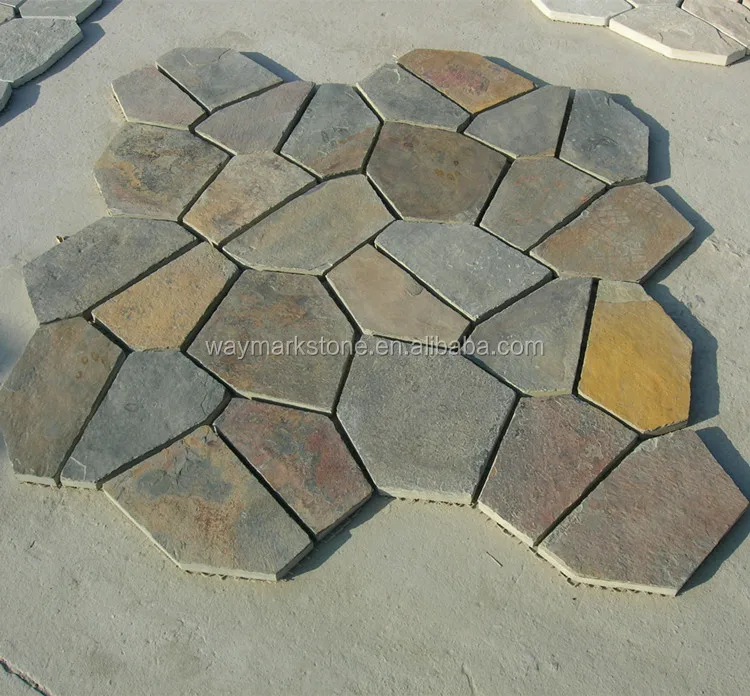 
Multicolor Slate Mosaic Tile Mats MZHB20 