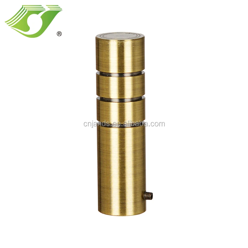 D-S0031 Pop decorative curtain rod Ends Cap Curtain Pole Accessories for Office Home