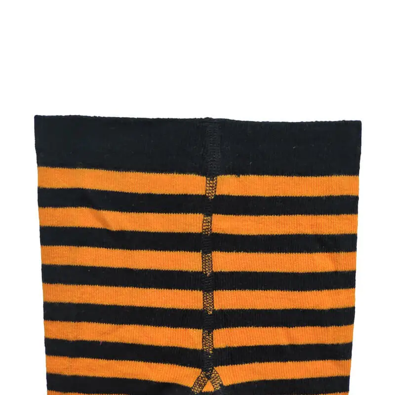 Girls Full length Bamboo Fibre Leggings plain pants with Striped Pattern