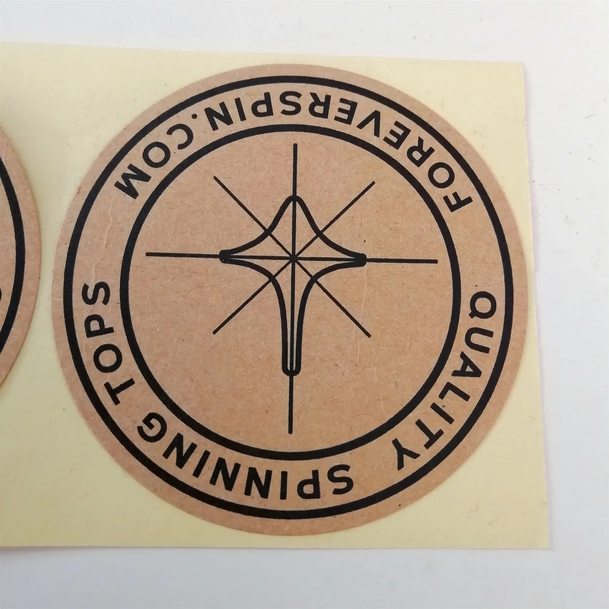 
Custom manufacture Self-adhesive Best price High Quality hard kraft paper label craft paper sticker printing 