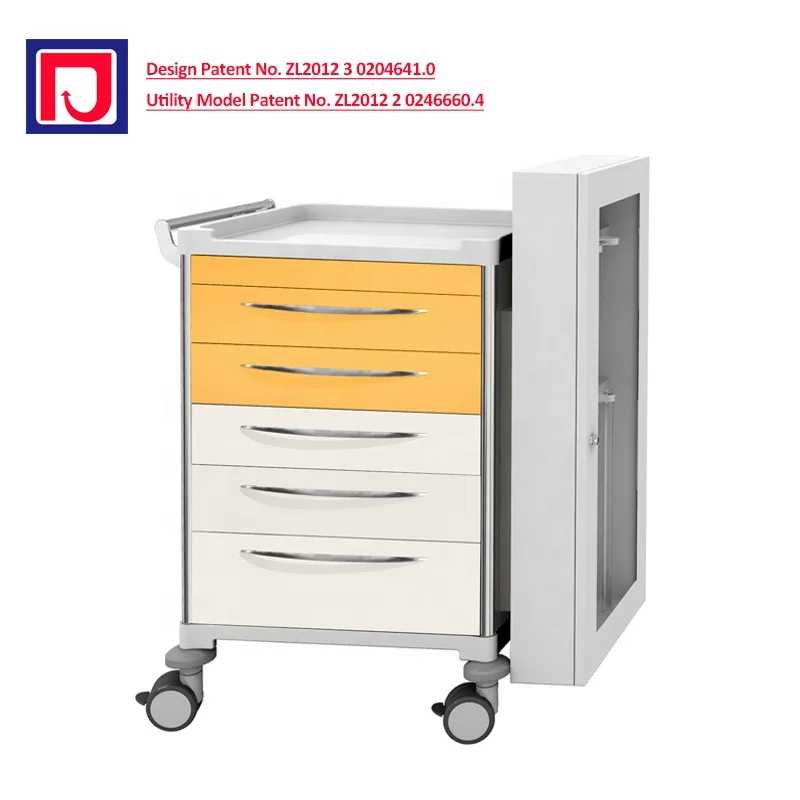 Patient difficult airway cart hospital medical trolley