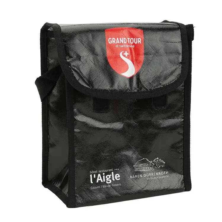 Hot selling OEM design cooler shopping bag packing cooler shopping bag with magic tape