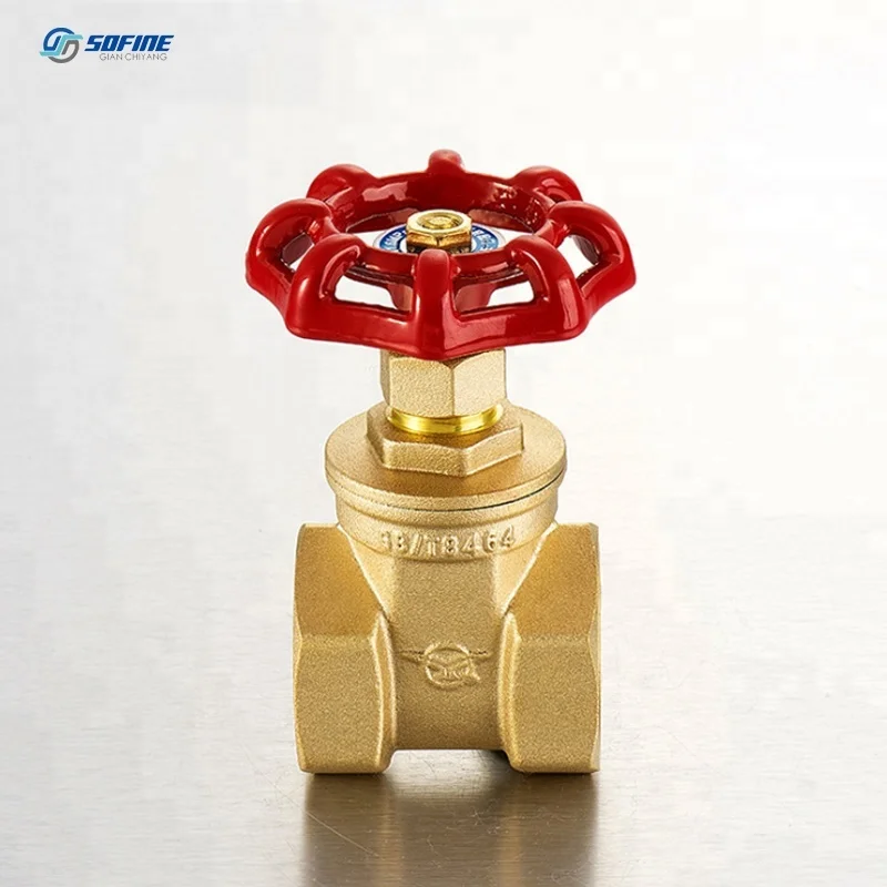 
Engineering Special Medium Inner Thread Manual Two-Way Copper Brass Gate Valve DN15 