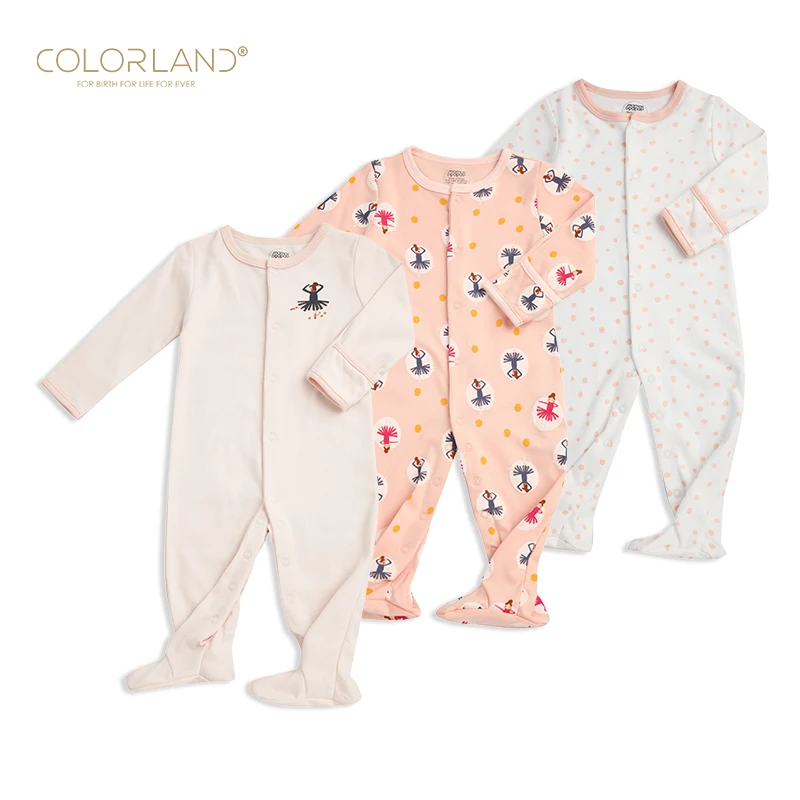 COLORLAND 2019 New Fashion Baby Jumpsuit Romper For New Born Baby