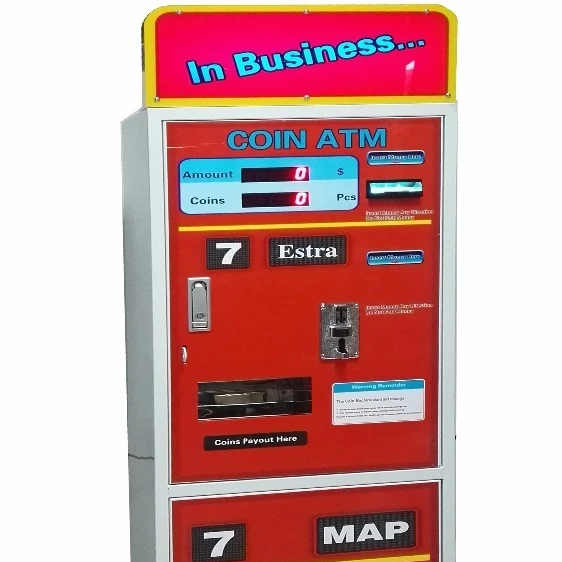 token changer for claw machine car racing machine and simulation machine etc