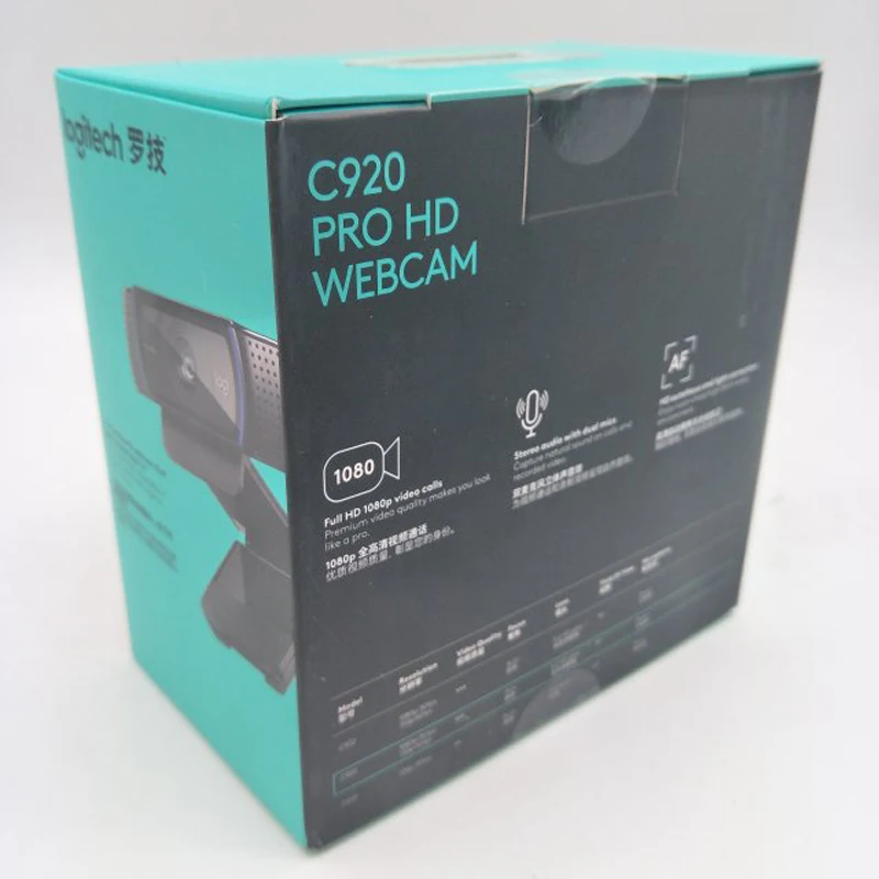 100% HD оригинальная веб-камера Logitech C920 1080p