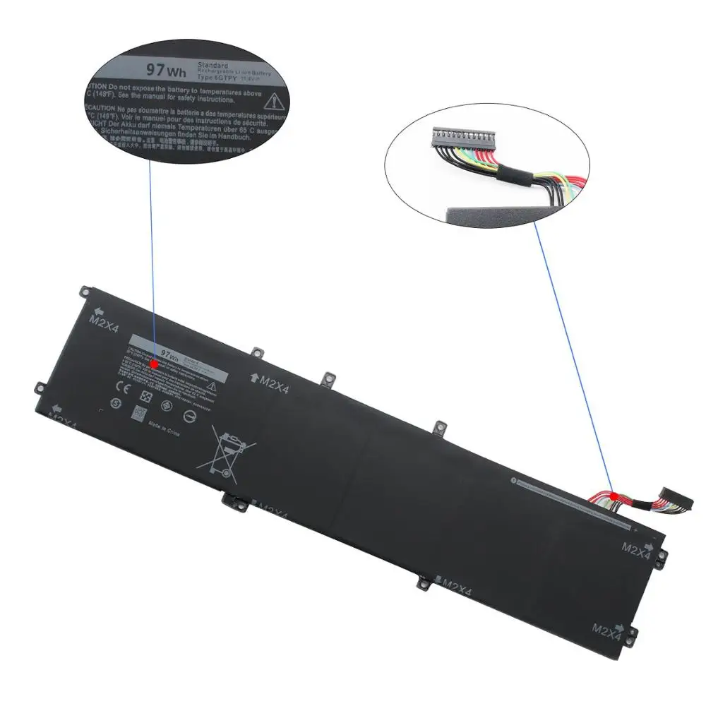 Новый аккумулятор GPM03 для Dell XPS 15 9560 Precision 15 5520 97Wh 6gtpy