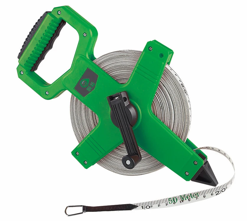 2019 20m 30m 50m 100m 120m long distance measuring tape metal case building construction tape measure
