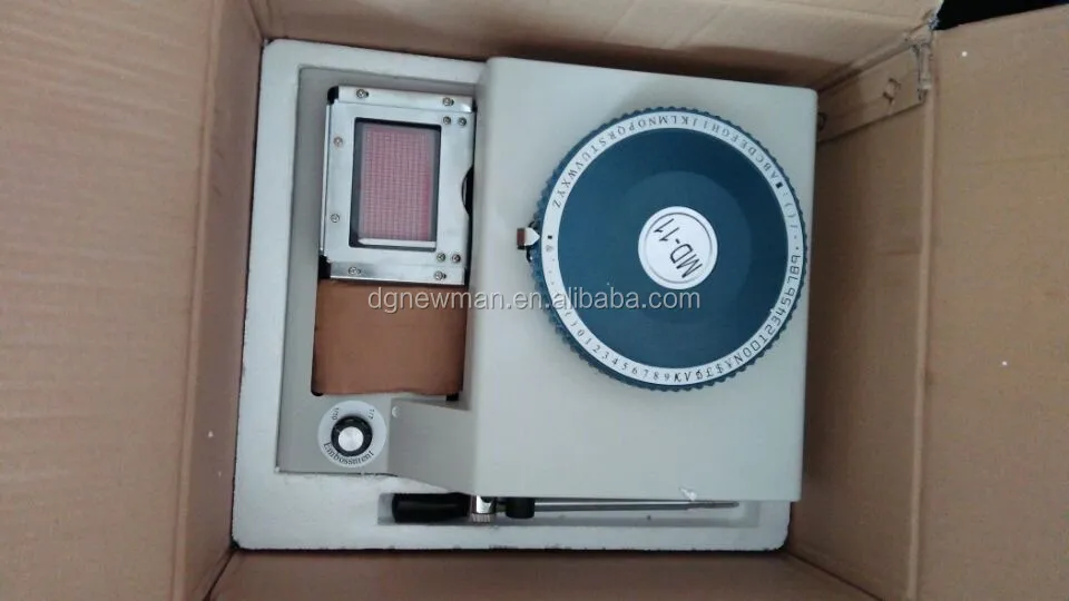 
MD-11 New PVC Card Embossing Indenting Machine 70 Character Manual Printing 