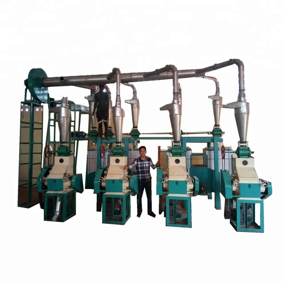 Automatic small scale 10 ton per day wheat flour milling machine
