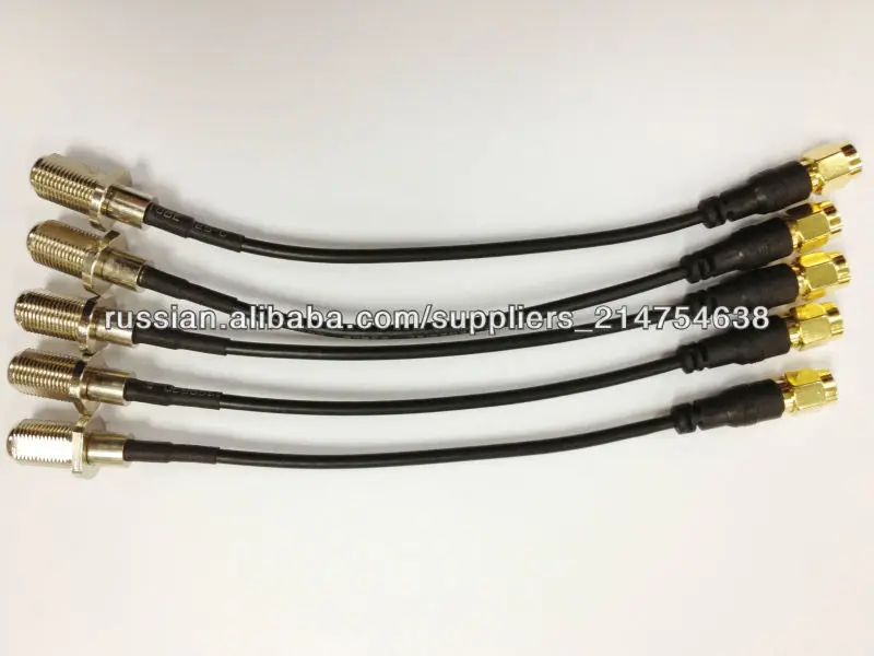 RF cable SMA male to SMA female coaxial connector adapter for RG174