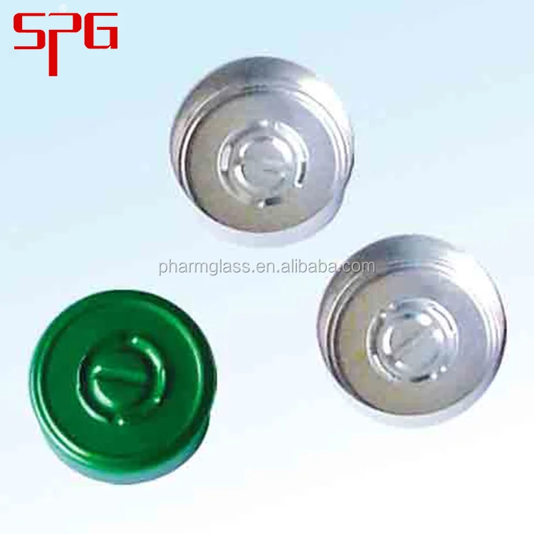 Aluminium plastic multi-cap for rubber stopper sealing
