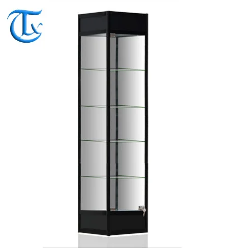 Modern Style Plexiglass Acrylic Glass Mobile Phone Display Cabinet