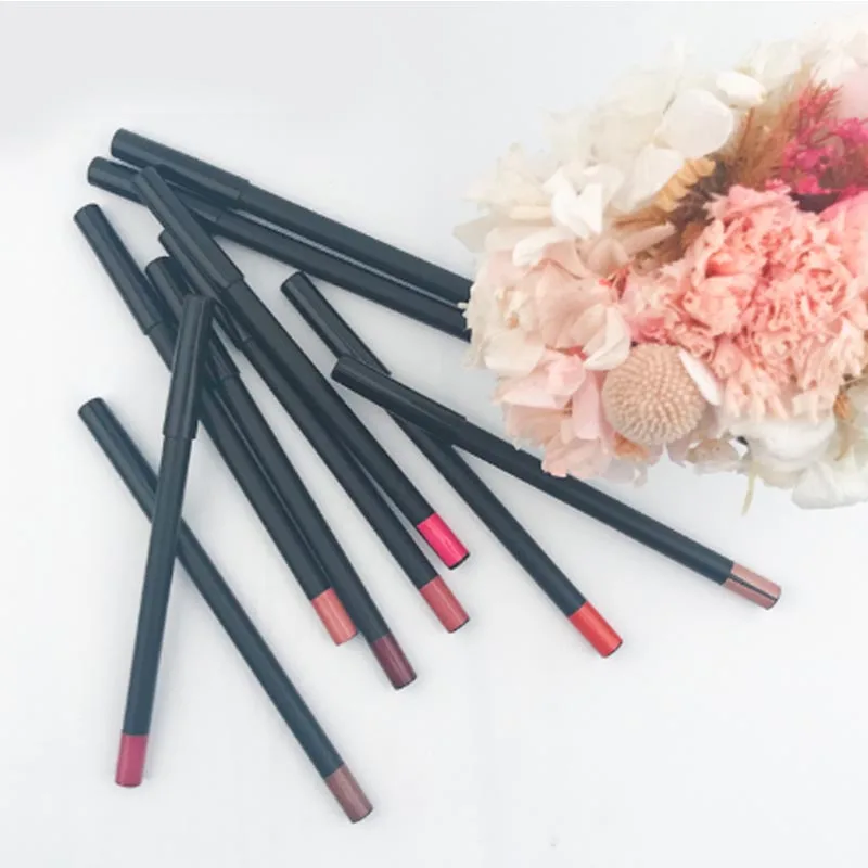 Professional lipliner pencil multi colored for option private label lip makeup