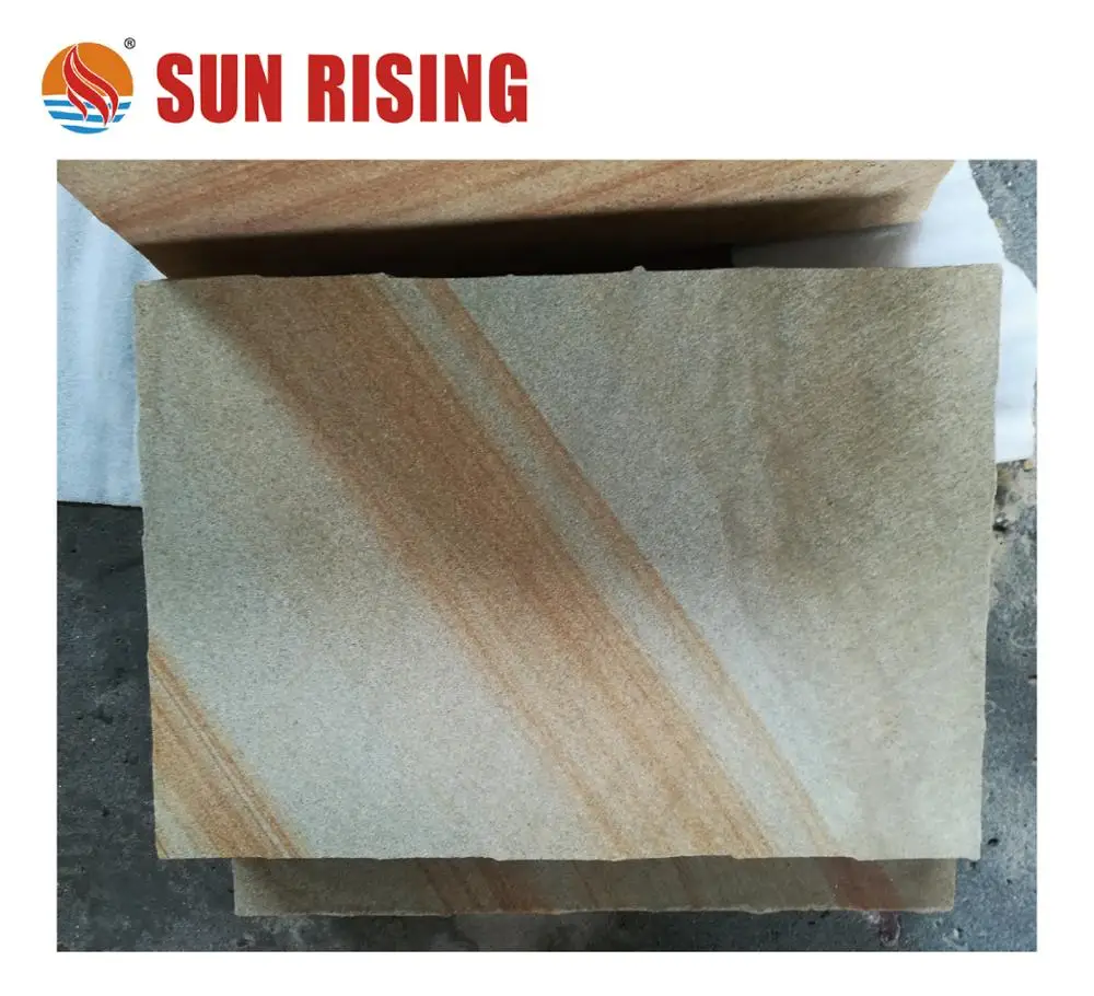 Manufacturer and Quarry-Owner Supply Wooden Yellow Sandstone