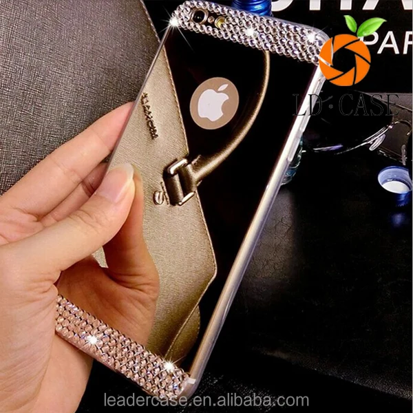 Luxury Bling Diamond Soft tpu mobile phone cover for Iphone6 case for apple iphone 6 4.7/ Plus 5.5 / iphone5/5s