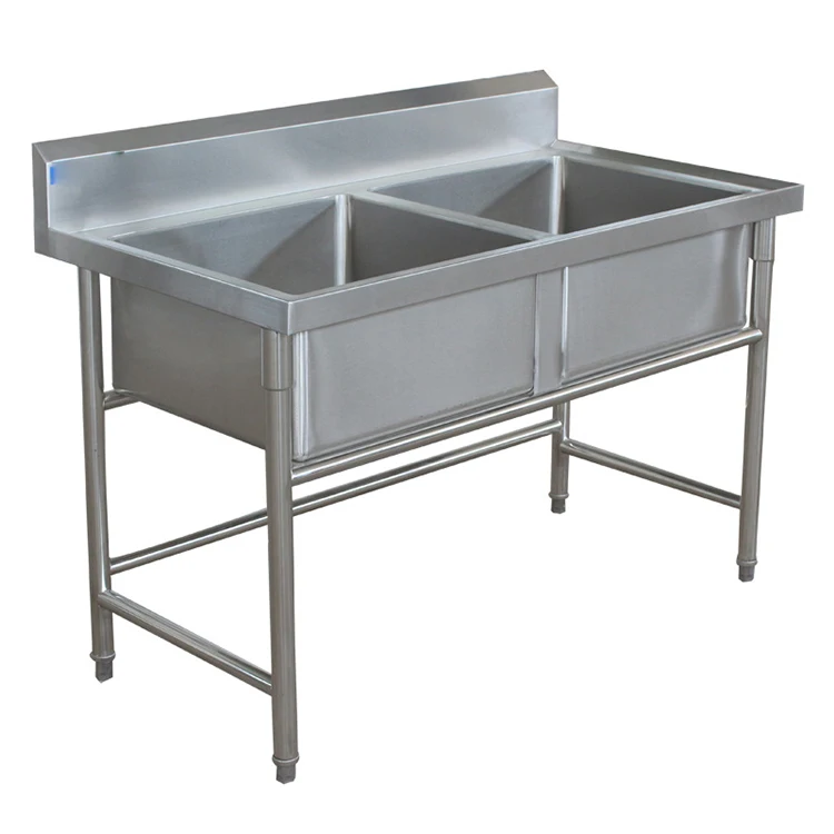 Гостиничный коммерческий индивидуальный кухонный Рабочий стол из нержавеющей стали для раковины