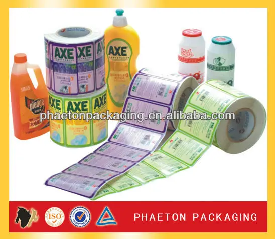 Printing Logo Printed Custom Adhesive Sticker Self Adhesive Vinyl Lighter Labels Full Color Wrap Around Label