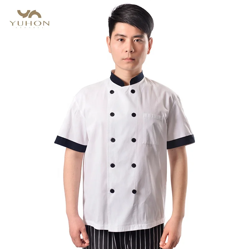 Uniforms restaurant manager waiter coat with for cooking hat custom black chef uniform design