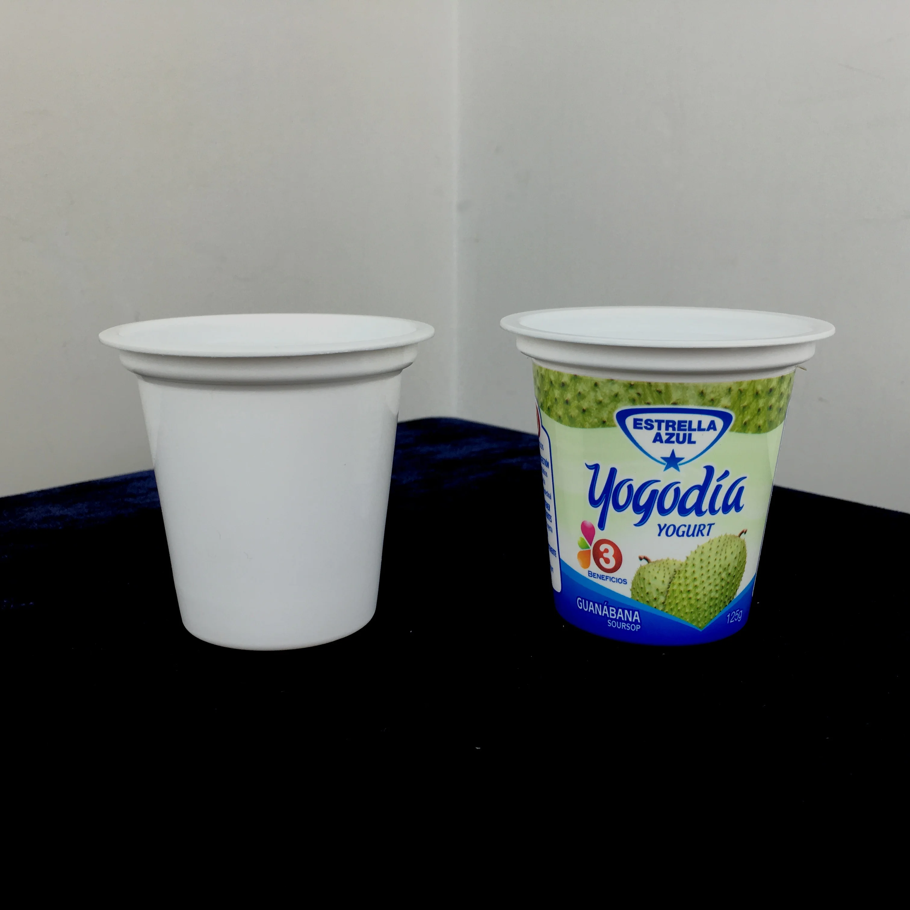 
100ml Disposable Plastic Beverage Yogurt pp Cup with Logo Printing 