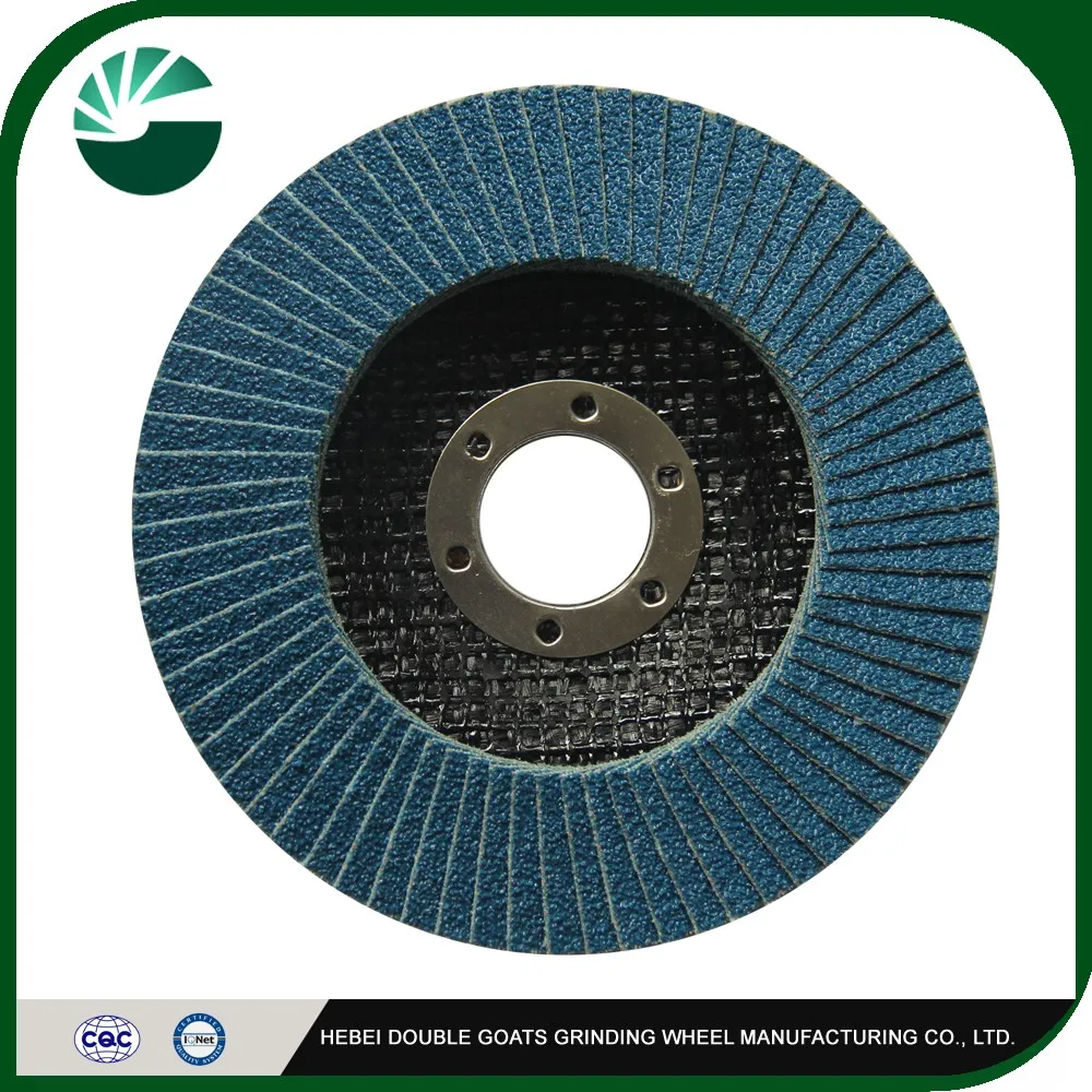Canton fair exhibitor Grassland VSM MPA EN12413 metal flap disc 115mm disco flap