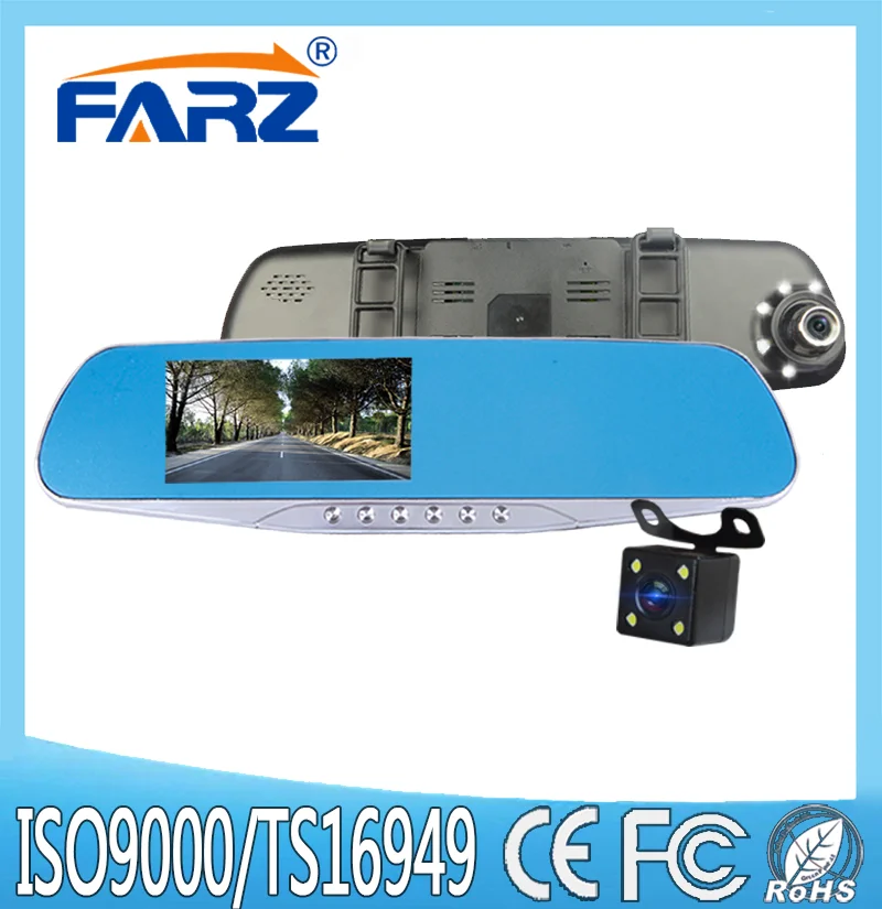 Rearview mirror manual camera car hd dvr car side mirror camera 1080P hidden FC450