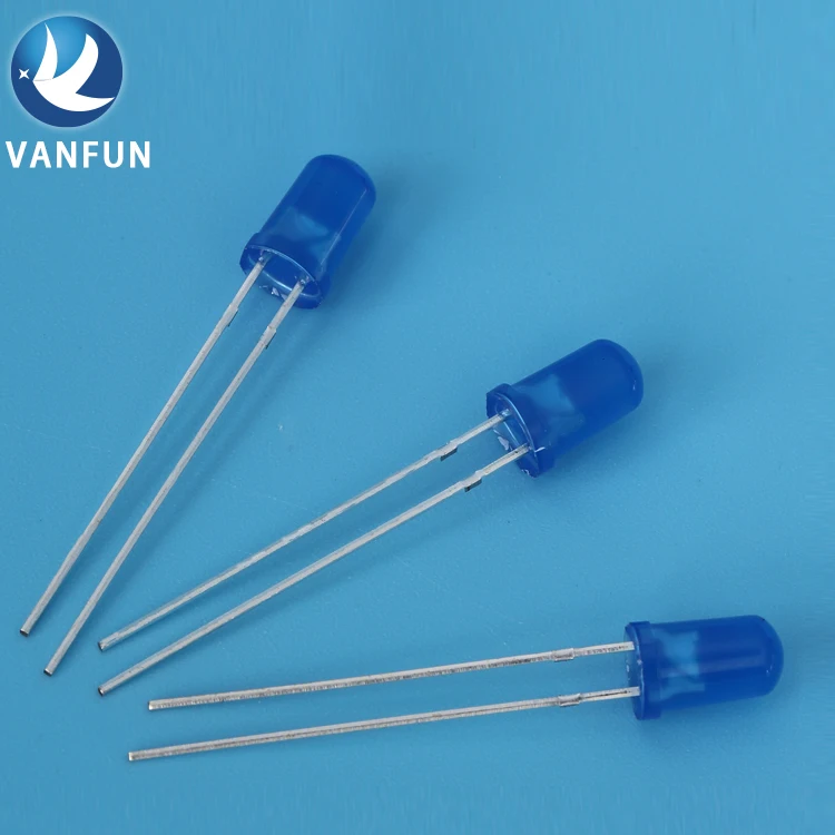 shenzhen led factory through hole 3mm 5mm 6v 9v 12v led diode 2 pins light emitting diode used for indicator light