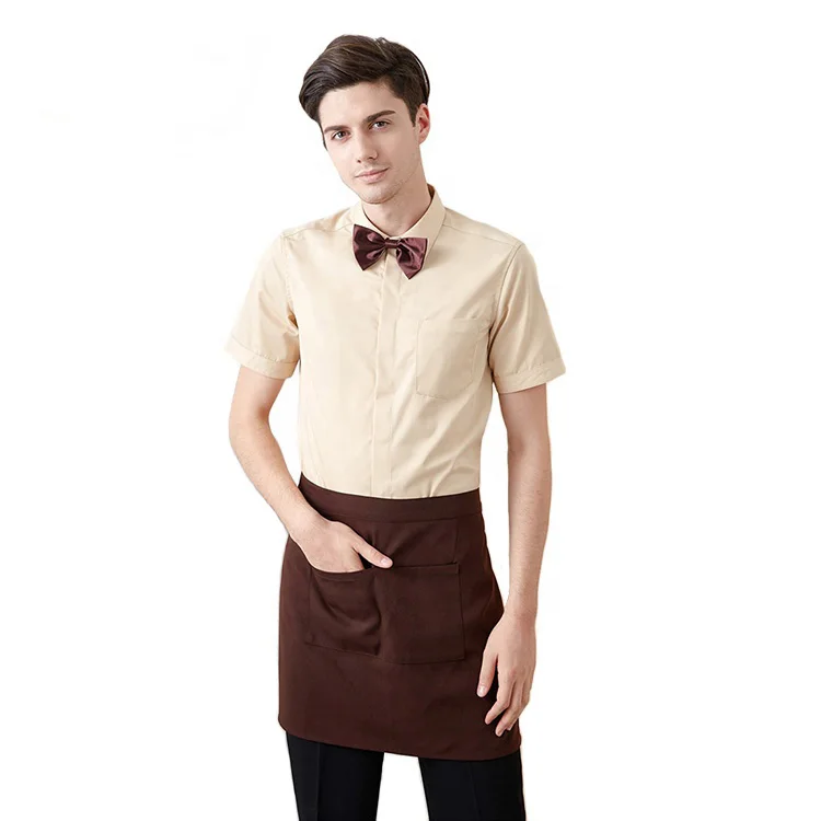 Hotel Workwear/Cafe Shop Bakery Uniform/Restaurant Waiter And Waitress Sets