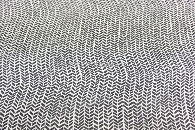 
Hotselling black&white classic prining nature pure silk chiffon 