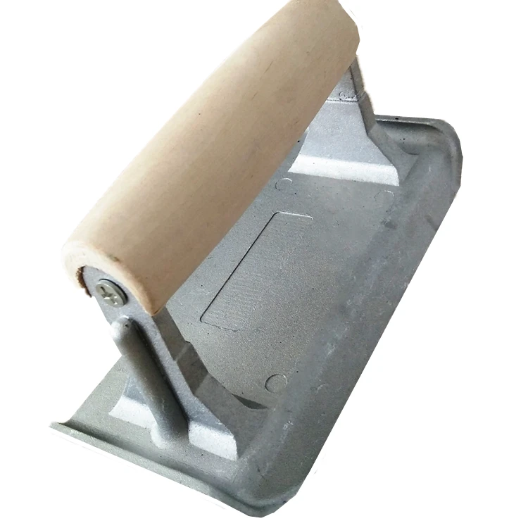 Мастерок с деревянной ручкой, цементный угловой мастерок