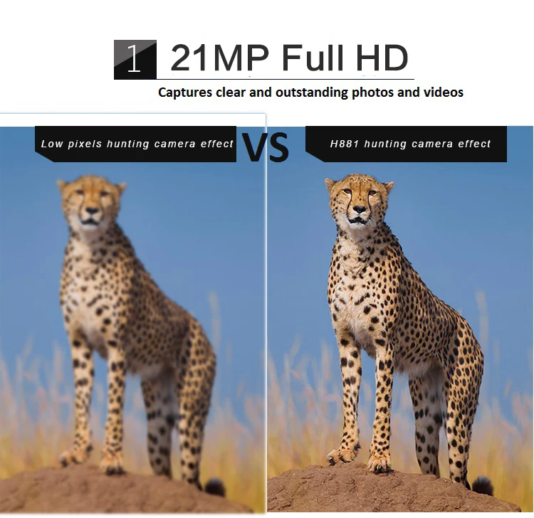 H881 Best selling trail camera outdoor HD FLIR infrared wild game hunting camera