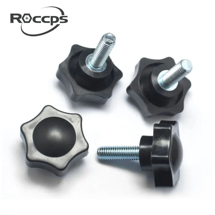 Plum Plastic Hand Tighten Screw