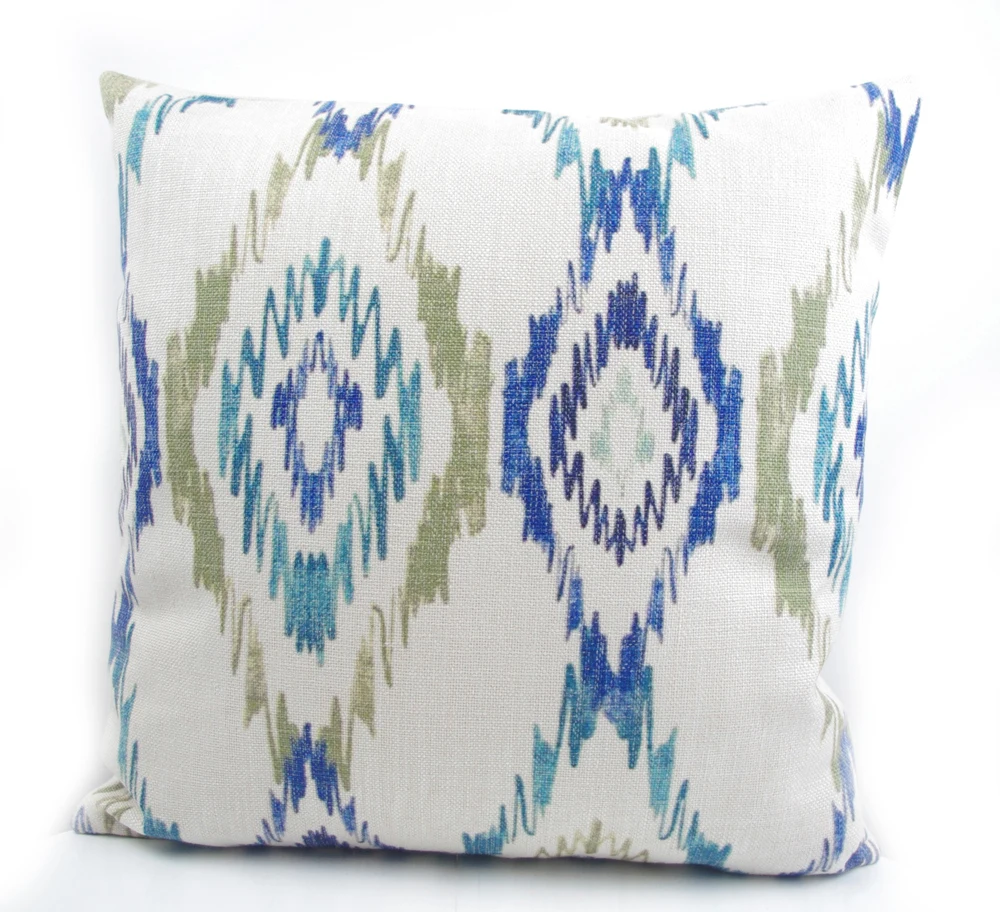 Decorative Custom Printed Cotton Linen Cushion Cover Pillow Case 65x65