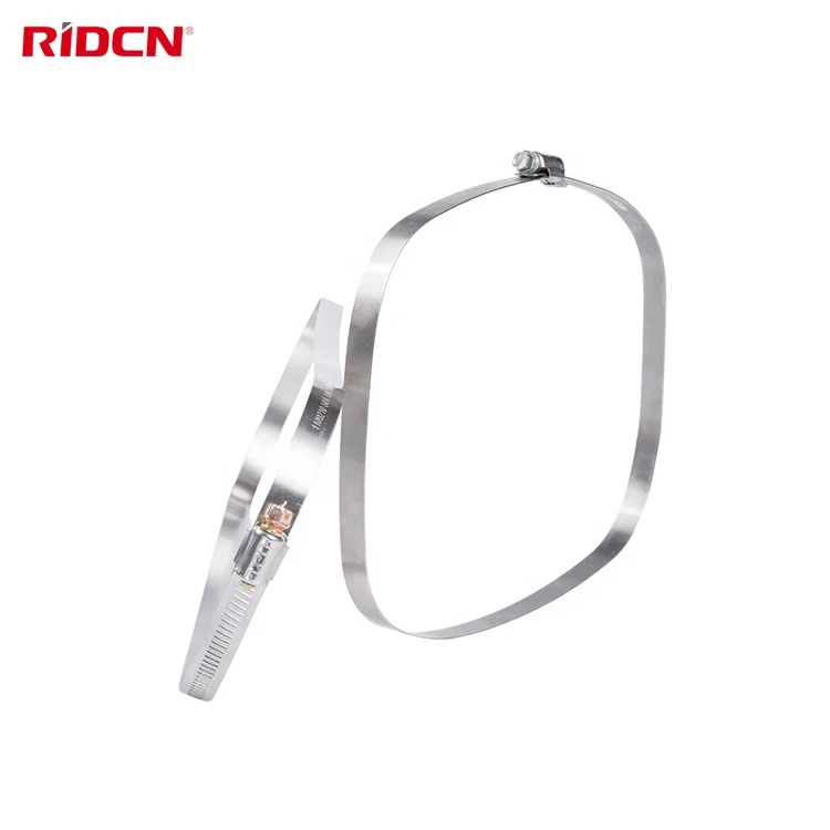 Extra Large Diameter Worm Gear Hose Clamp
