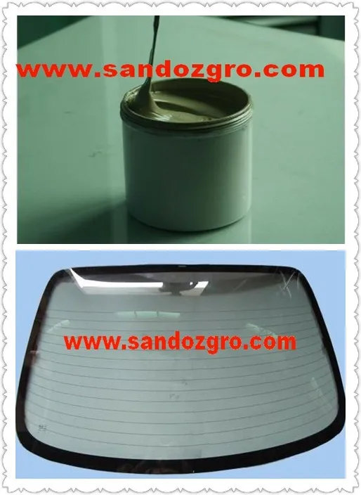 Conductive silver paste for automobile defogger